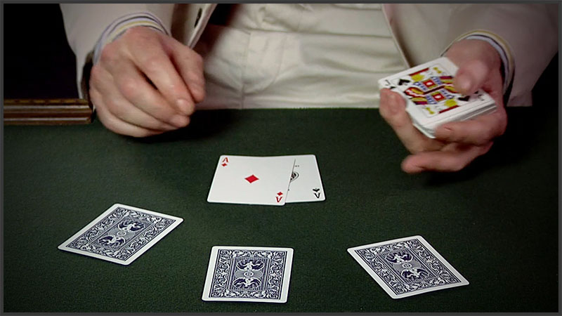 Overhand Stack for Two Cards