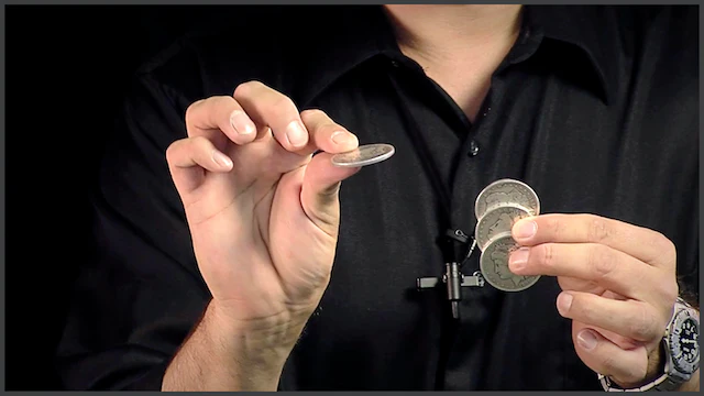 Fingertip Coins Across